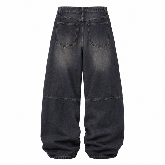 Memphis Bootcut Jeans in vintage dark wash, back product view